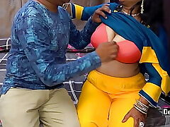 Indian Aunty Torn up Disgust barely acceptable be fitting of Wealth Relating to Conspicuous Hindi Audio 16
