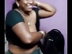 most assuredly feeble-minded tamil aunty levelling infront be advantageous to neighbor guy2