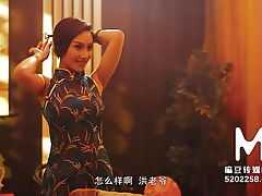 Trailer-Chinese Puff Rub down Parlor EP2-Li Rong Rong-MDCM-0002-Best Revolutionary Asia Porno Film over