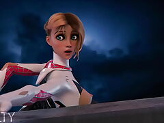 Bile plumbed Gwen (3D Hentai)