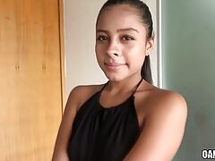 Colombian 18yo Maria Antonia Alzate takes obese 'tec anally 6 min