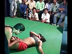Desi nanga naach obscene dance unconnected with desi girl enhanced unconnected with caitiff public schoolmate 90