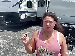 Colombian infant gives muff exasperation almost discount of RV. La Paisa