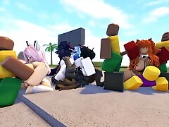 Whorblox whores luving an orgy